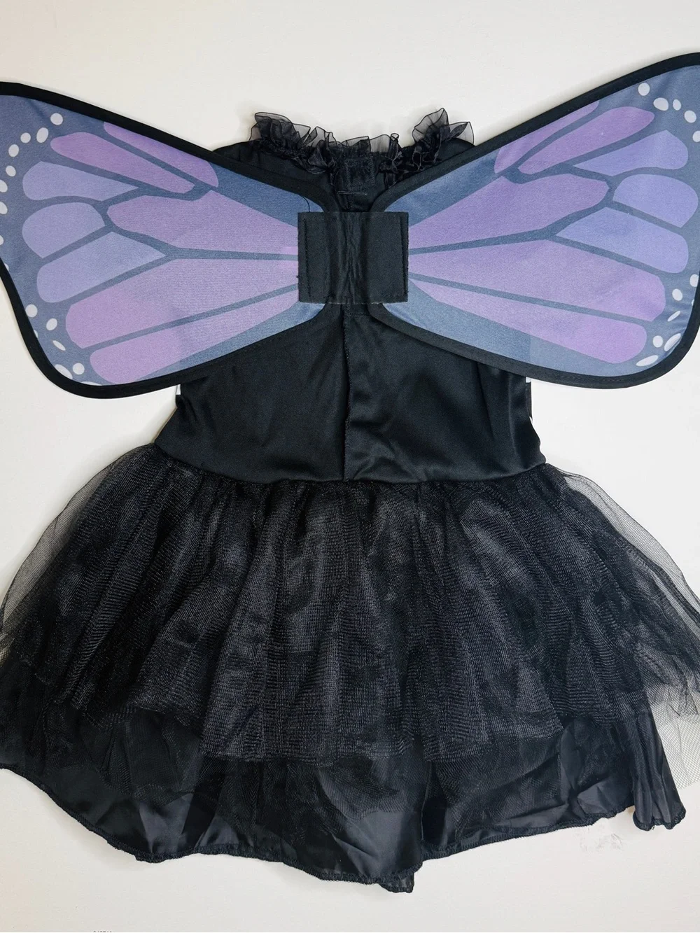 Purple Butterfly Halloween Costume Girls 2T-4T Dress Wings Antenna Set